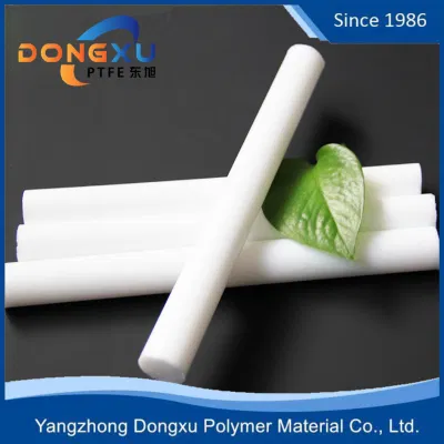 Varilla extruida de PTFE puro Vrigin 100% anticorrosivo