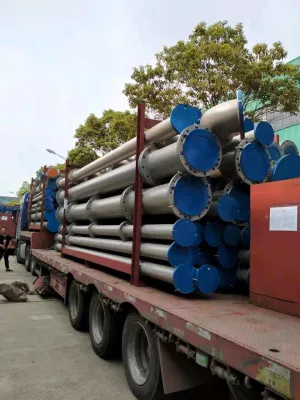 Resistente a la corrosión, resistente al desgaste, PTFE cerámico revestido de acero, Silo, barras de acero, barandillas, acanaladura, Tubo