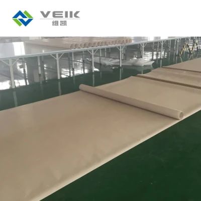 Tejido de fibra de vidrio aluminizada con revestimiento de PTFE para alta temperatura