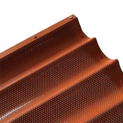 El PTFE / no perforados de aluminio de silicona Stick francés hogaza de pan baguette de pan de molde pan de molde para hornear