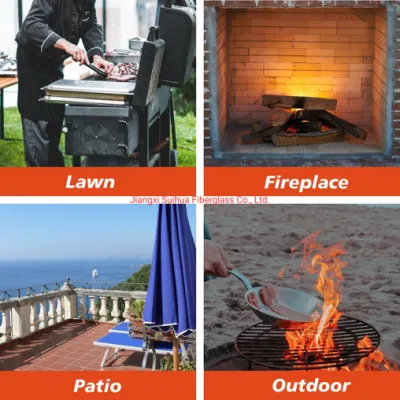Amazon Barbeque 2 capas parrilla a prueba de fuego Mat silicio para cubierta