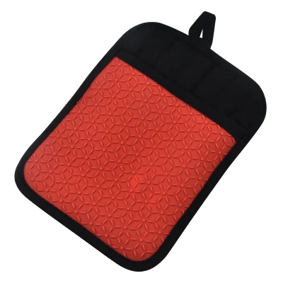 Accesorios de cocina aislamiento térmico de grado alimentario Mitones de silicona para horno Thicken Alfombrilla aislante por calor para cocinar