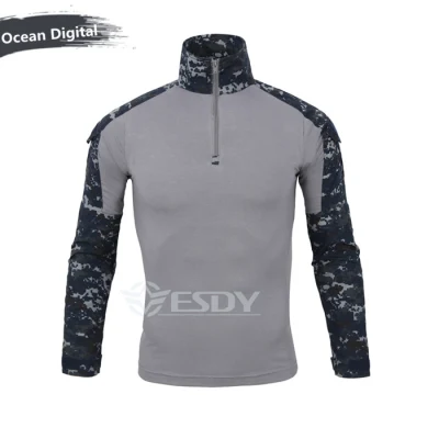 Camiseta de Camo de manga larga de Assault Aersoft táctico