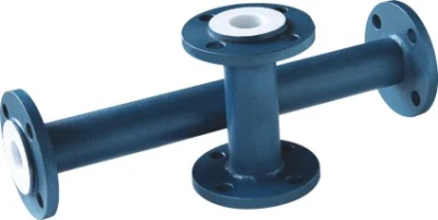 El PTFE tubo revestido de la brida (Spool) Tubo recto