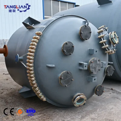 Equipo farmacéutico tanque de reacción con revestimiento de PTFE recipiente de reactor químico Para la reacción