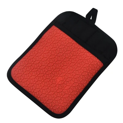 Accesorios de cocina aislamiento térmico de grado alimentario Mitones de silicona para horno Thicken Alfombrilla aislante por calor para cocinar