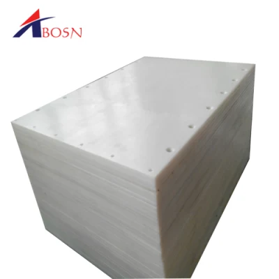 Flexión de color doble forro de UHMWPE transportador de tornillo de la Junta de hoja de UHMWPE