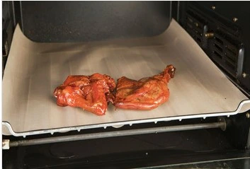 Parrilla de barbacoa Mats Grado de alimento PTFE antiadherente