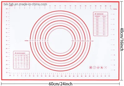 Pasta de silicona de fibra de vidrio resistente al calor de enrollar Mat pastas