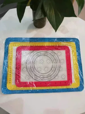 Non-Stick Foodgrade de fibra de vidrio para hornear pasteles de silicona para la cocina Mat