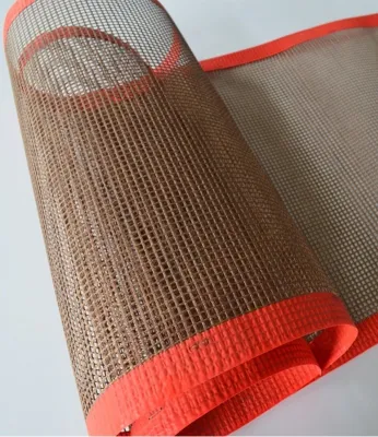 Impresión textil Industrial PTFE Open Mesh cinta transportadora