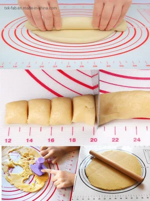 Cocina de calidad alimentaria Non Stick Pastelería de silicona alfombrilla para hornear