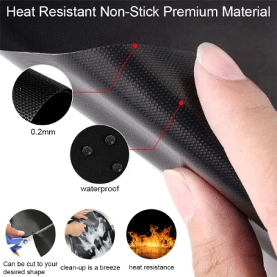 3pcs Non-Stick resistente al calor Barbacoa Mat
