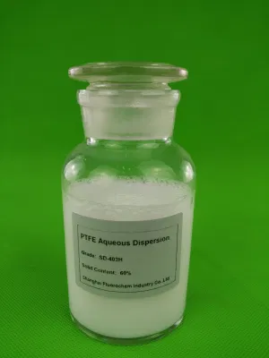 El PTFE dispersión acuosa para la impregnación de varias capas de fibra de vidrio, tejidos, hilados de embalaje y otros materiales de tela