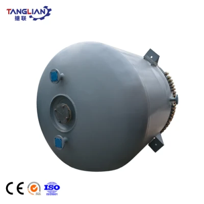 Reactor de tanque grande con revestimiento de PTFE Reactor de ácido sulfúrico