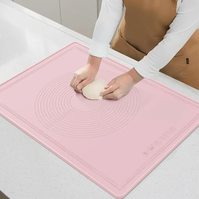Alfombrillas de silicona para hornear antiadherente resistente al calor reutilizable de gran tamaño Papel de hornear silicona Mat sin BPA Bakeware Mat