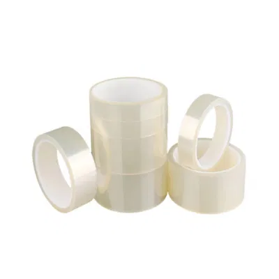  Cinta de poliéster transparente resistente al calor 0,06mm con cinta de silicona