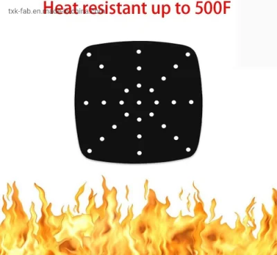 Parrilla de barbacoa antiadherente para altas temperaturas. Alfombrilla de forro de hornear De tela de PTFE