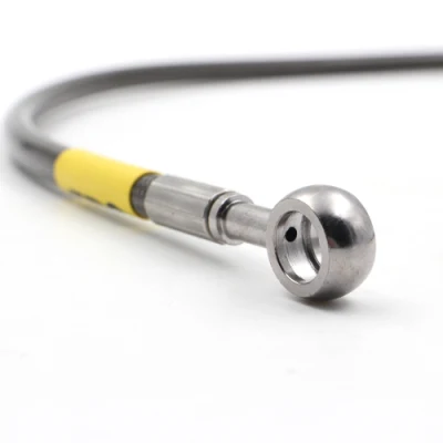Alta velocidad de carreras de motocicletas NMAX no ABS flexible Automotive inoxidable Conjunto de kits de tubos de freno de teflón trenzados de acero