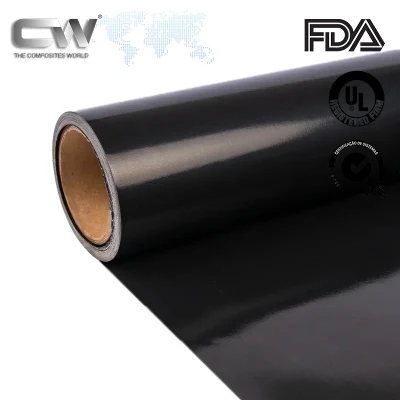 Alta resistencia a la temperatura calidad de color personalizada fábrica Fabricación de PTFE Fibra de vidrio Tela
