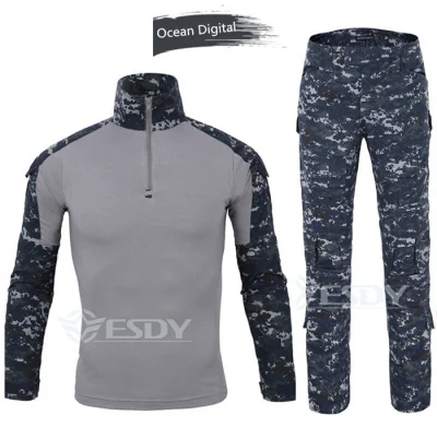 Nuevo diseño de camuflaje digital uniforme táctico