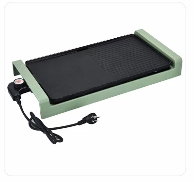 Parrilla Teppanyaki Griddle Grill eléctrico multifuncional sin humo de plato de barbacoa sin palo Pan