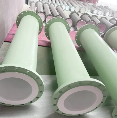 Recubierto de PTFE accesorios de tubería con un precio competitivo revestidos de PTFE Tubo de carrete de acero inoxidable