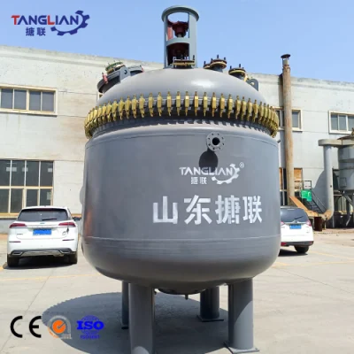  Alimentación directamente de fábrica Ae/Tipo K 30.000L Reactor lineales PTFE