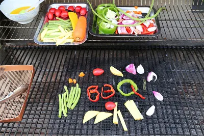 Resistente al calor fácil de limpiar la malla no Stick Barbacoa Mat