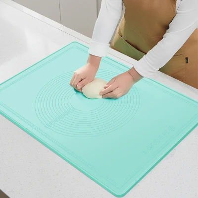 Alfombrillas de silicona para hornear antiadherente resistente al calor reutilizable de gran tamaño Papel de hornear silicona Mat sin BPA Bakeware Mat