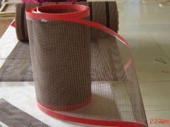 Non-Stick PTFE resistente al calor de correas transportadoras de mallas