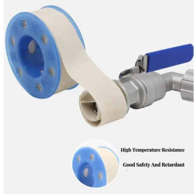 Resistencia al calor aislamiento autoadhesivo Zona PTFE película revestida Fibra Cinta de silicona de tela de vidrio para la unión