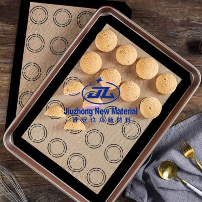 Sin BPA reutilizables Non-Stick Categoría alimentos sanos de fibra de vidrio para hornear de silicona resistente al calor Mat