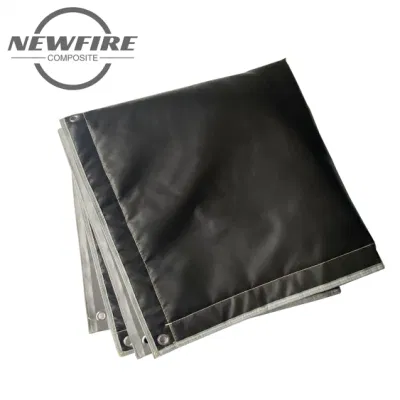 Square exterior Lawn Deck Protector de Patio parrilla resistente a fuego revestido de silicona Patio Camping Barbacoa Chimenea Mat de alta calidad
