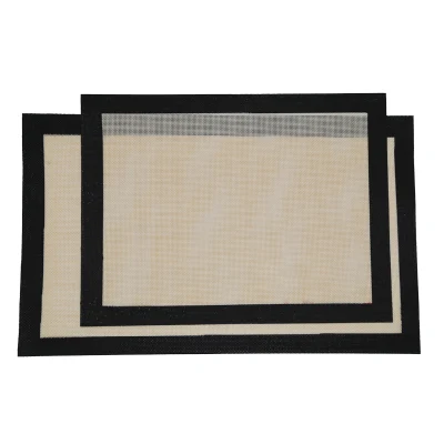 Tamaño grande personalizado 400*600mm no adherente calor cocido de silicona Estera