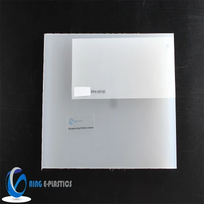 Panel de plástico PP-H Panel de polipropileno HDPE PP PVC ABS Hoja Hoja de PTFE blanco de PE de PVC