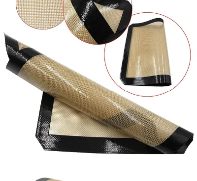 100% Non-Stick Food Grade Fiberglass Cloth silicona Baking Mat Liner Para horno