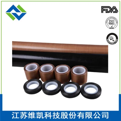 Cinta adhesiva PTFE superficie lisa Alta adhesiva 0,08mm