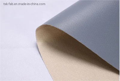 Resistencia a altas temperaturas de un lado un paño de tela de fibra de vidrio recubiertas de PTFE para la protección contra incendios de cortina