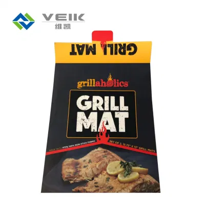 Food Grade Stick no tejido de tela de fibra de vidrio PTFE para barbacoa hornear con LFGB