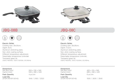 2022 Venta al por mayor precio de fábrica en caliente sin humo 1800 W Non-Stick Barbacoa Grill eléctrico la sartén con tapa de cristal templado