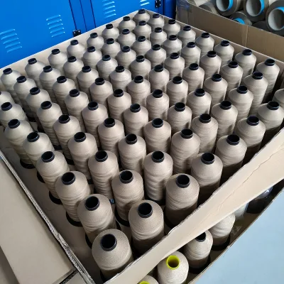  Resistencia a altas temperaturas de fibra de vidrio PTFE Hilo de Coser Bolsas para filtro de aire