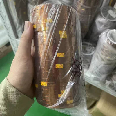 Cinta de película de poliimida ESD Kapton de doble cara con dedo de oro 0,1mm Cinta para cinta resistente al calor de poliimida de pintura en aerosol