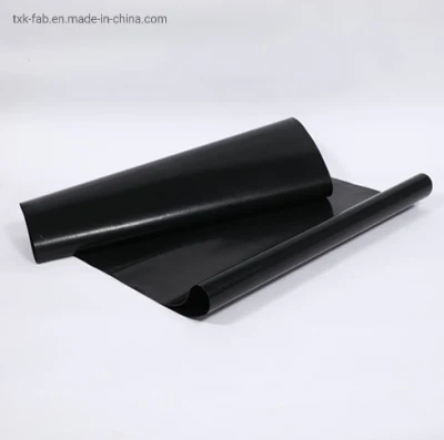 Stick no recubierto de PTFE en fibra de vidrio tejido tela Una perfecta máquina de fusión de la banda transportadora