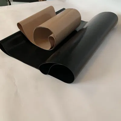 Aislamiento térmico Anti estático Color Negro tejido de fibra de vidrio recubierto de PTFE
