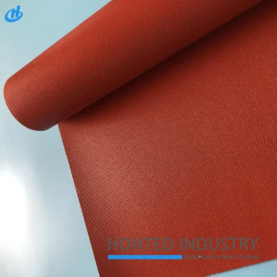 550-1500C de temperatura alto aislamiento térmico de tela de fibra de vidrio ignífugo ignífugo de tela de fibra de vidrio de sílice recubierto de silicona de alta / / caucho PU