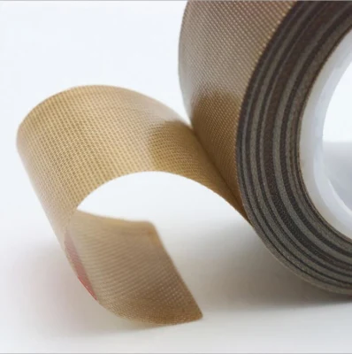 Cinta de tela de vidrio Teflating cinta de fibra de vidrio recubierta de PTFE