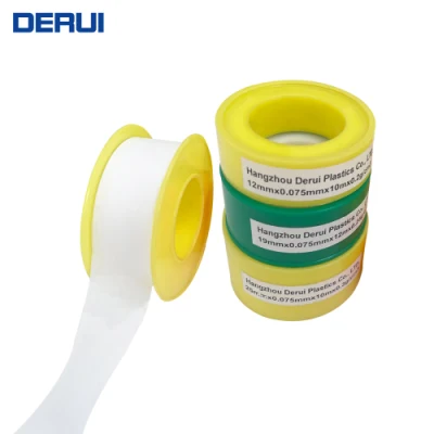 Tubos de agua blanda grifo sellado de roscas PTFE tiras de teflón cintas