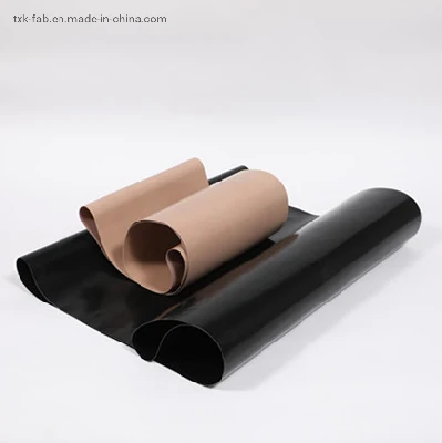 Stick no recubierto de PTFE en fibra de vidrio tejido tela Una perfecta máquina de fusión de la banda transportadora
