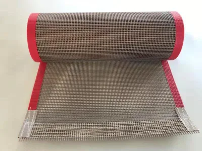 Impresión textil Industrial PTFE Open Mesh cinta transportadora
